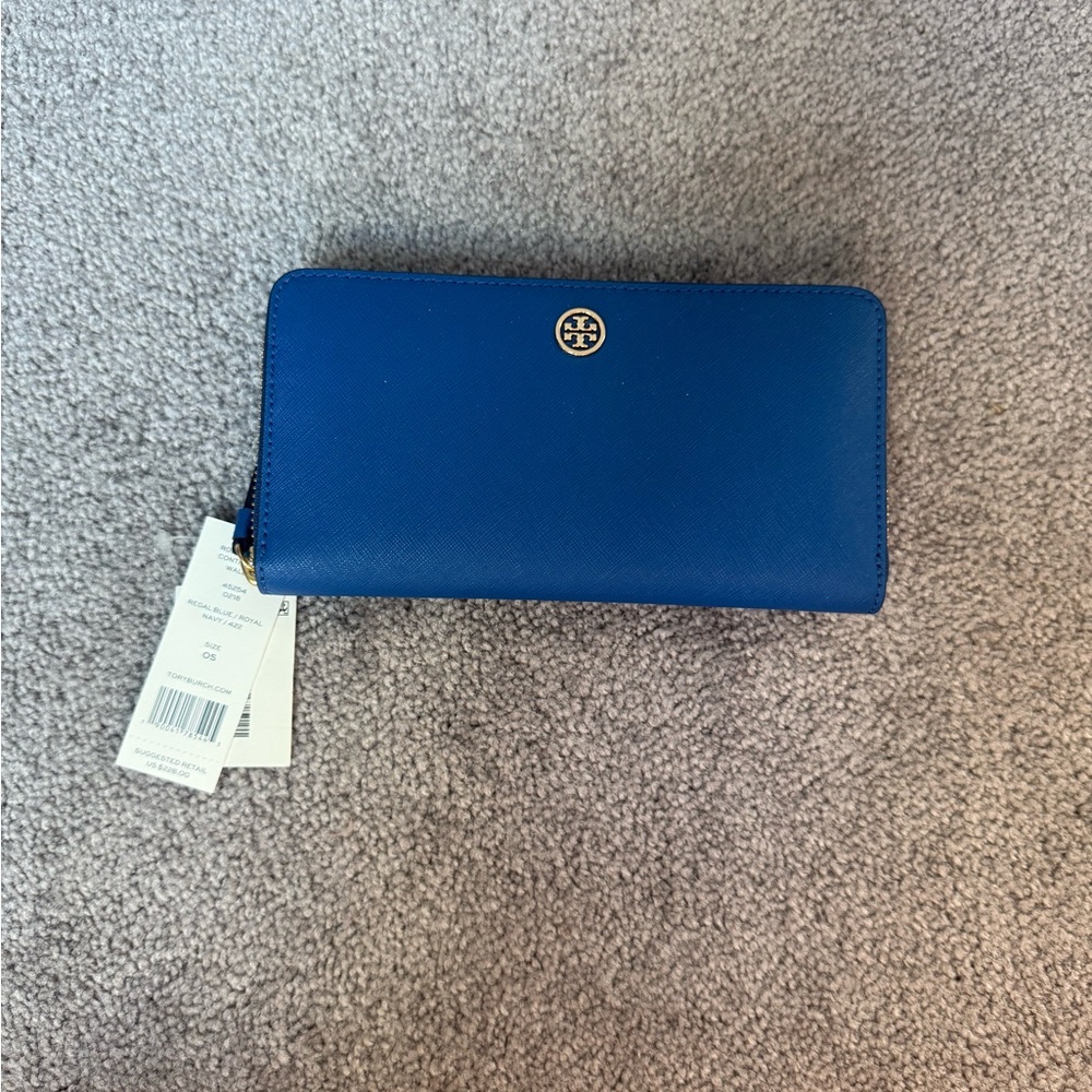 Tory Burch Blue Wallet